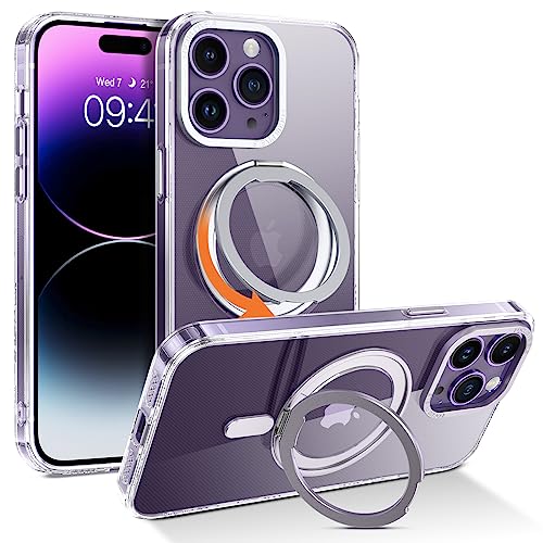 Coque de protection iPhone 14 Pro Max fine antichoc avec anneau 360 MagSafe