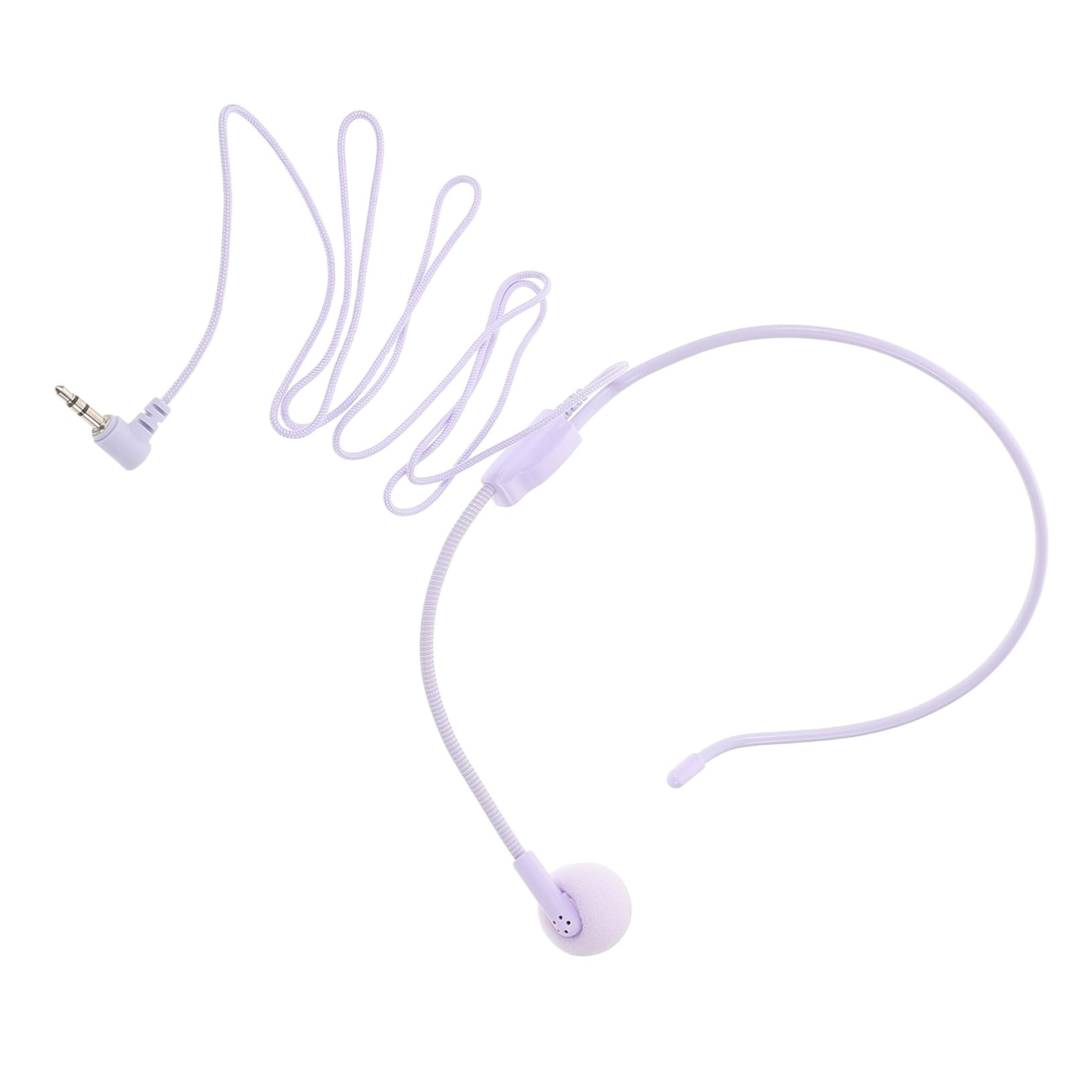 SUPVOX Wired Headset Microphone for Instrument Sound Pickup Comfortable Earhook Design for Performances Voice Amplification Reliable Audio Transmission for Stage Practice