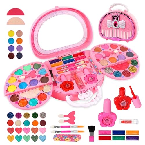 Image of Kidology Kids Makeup Kit for Girl, Unicorn Toys for Girl Real Washable Makeup Girls Princess Play Make Up Toys, Makeup Set for Age 3+ Year Old Christmas & Birthday Gift (Dream Beauty Makeup Box)