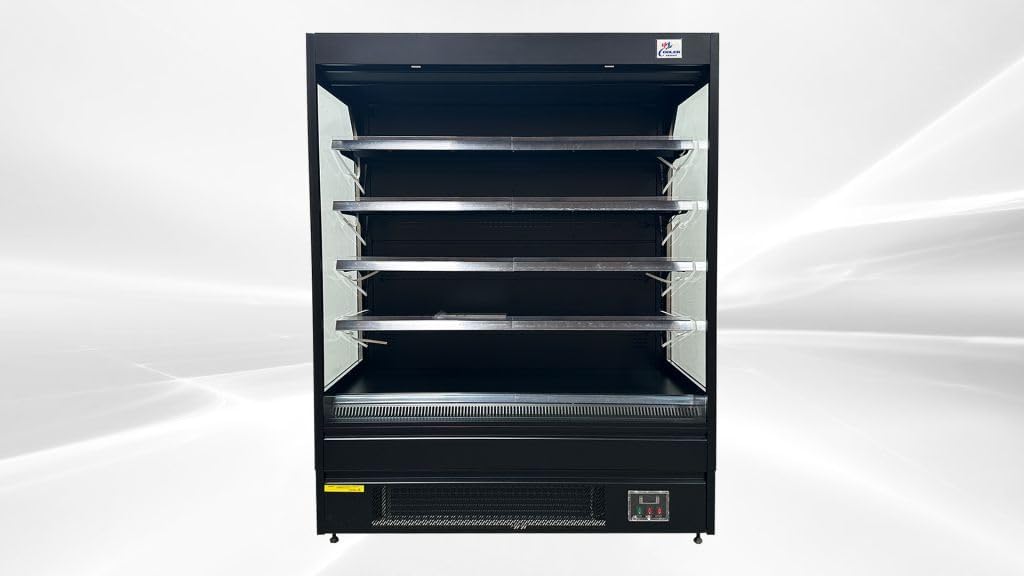 Commercial Refrigerator Open Air Display Grab Showcase Restaurant Merchandiser 60" cold air curtain Display Multideck Plugin Chiller NSF Display Cooler -BLF 1580