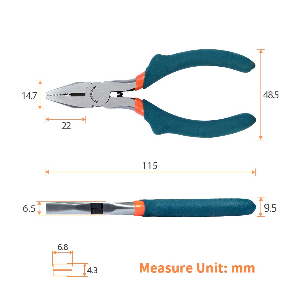 Mini Pince Universelle 11,4 Cm SPEEDWOX - Acier Chrome Vanadium, Joint De Boîte, Pour Bijoux, électronique, Bricolage