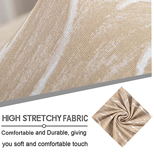 Image of Eco-Ancheng Armless Chair Slipcover Removable Armless Accent Chairs Covers Washable Armless Slipper Chair Slipcover Printed Armless Chair Furniture Protector Covers for Living Dining Room Hotel