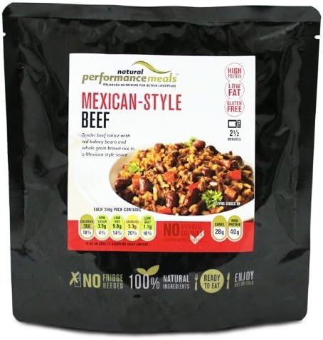 Natural Performance Meals 350g Mexican Style Beef