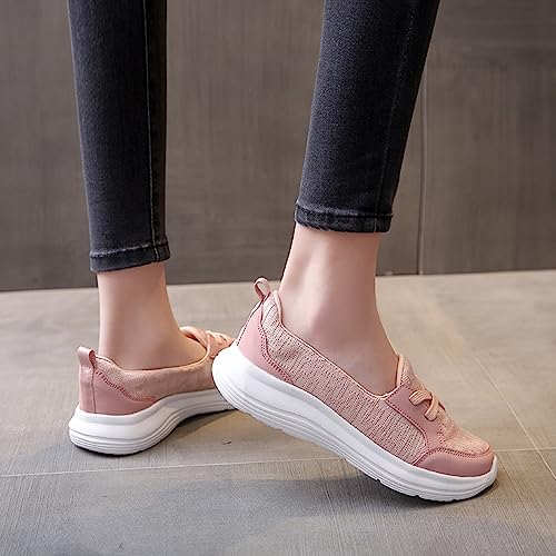Generic Women Orthopedic Walking Shoes,Women’s Breathable Comfy Slip On Arch Support Nonslip Fashion Shoes 2024 Wide Width Woven Orthopedic Soft Loafers Sneakers Boat Shoes4