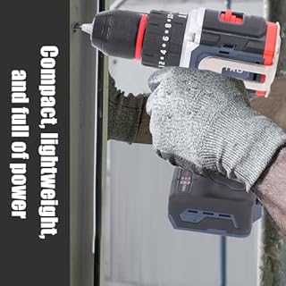 Yechiry Trapano a Percussione Strumento Nudo, Motore Brushless M Trapano Elettrico a Batteria a Torsione, con Manico Rivestito in Gomma, Ideale per Legno, Mattoni Rossi e Piastrelle di Ceramica