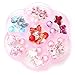 Produktbild TOYMYTOY Mädchen Ohrringe Box Set Clip-on Schmuck Kinder Zubehör Geburtstagsgeschenk, 7 Paar
