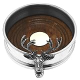 zinn untersetzer Weinflaschen-Untersetzer mit festem Zinn-Hirschkopf