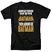 Batman Always Be Yourself DC Comics T Shirt & Exclusive Stickers (XX-Large)