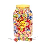 Chupa Chups 'Best of lollipops' - 100 sucettes en pot réutilisable - différentes saveurs - 1200g