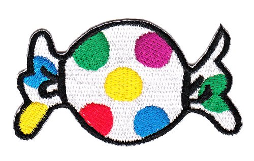 Preisvergleich Produktbild Patch Bonbon Aufnäher Bügelbild