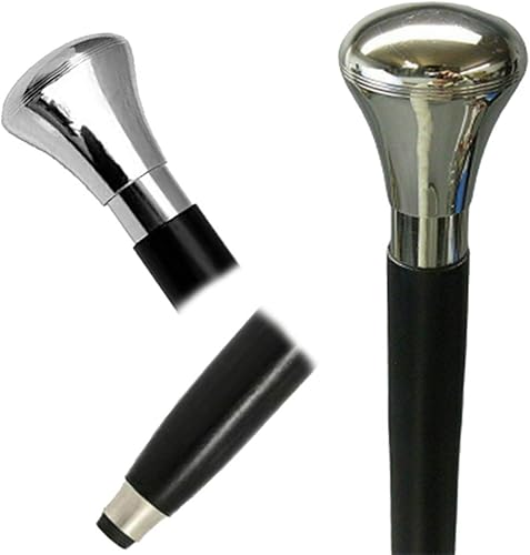 Pomo victoriano de latón negro 3 pliegues náutico bastón palo rústico vintage decoración del hogar regalos