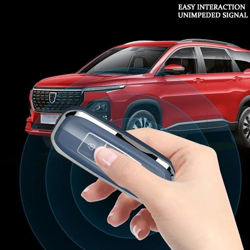 Coque pour clé voiture Baojun étui noir pour vos trajets