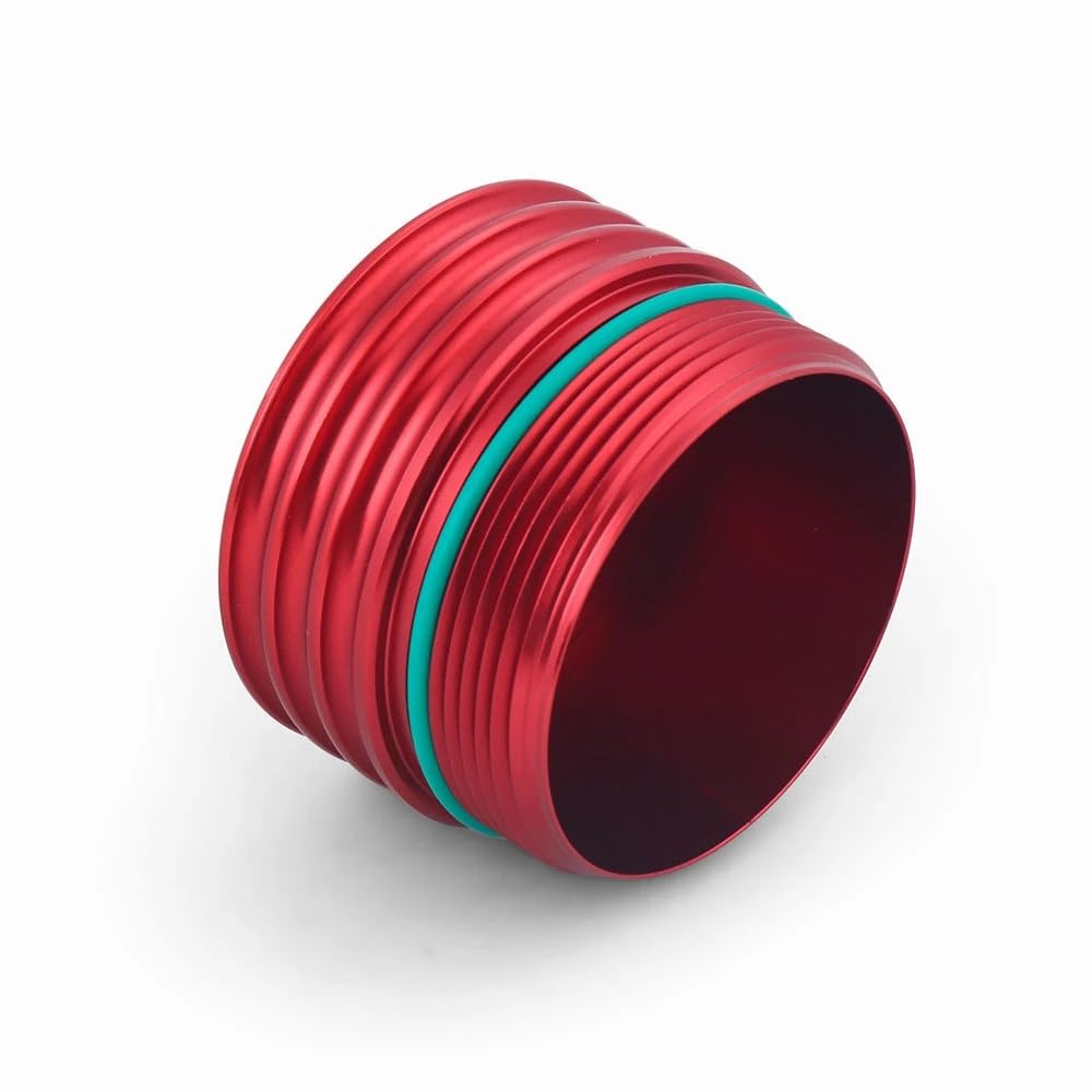 Tappo Serbatoio Coperchio Adatto per Bmw N20 N26 Coperchio filtro olio Alloggiamento in lega di alluminio N51 N52-N55 Parte modifica auto rossa(Red)