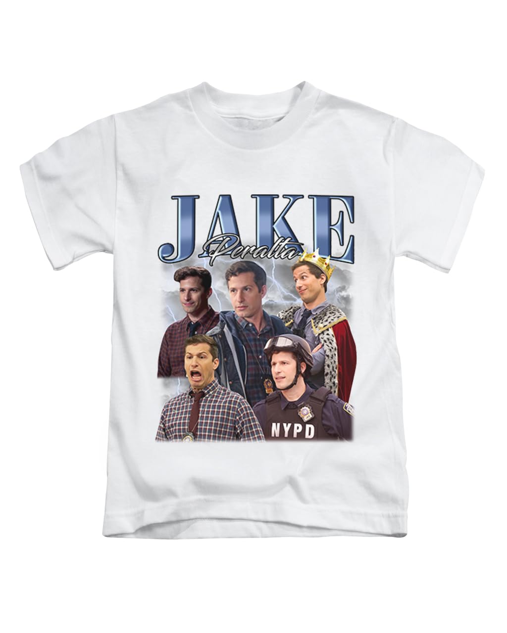 Jake Peralta, Joke Meme Novelty Humour Comedy 99 tv Series Tee T-Shirt Funny Unisex T Shirt Top White