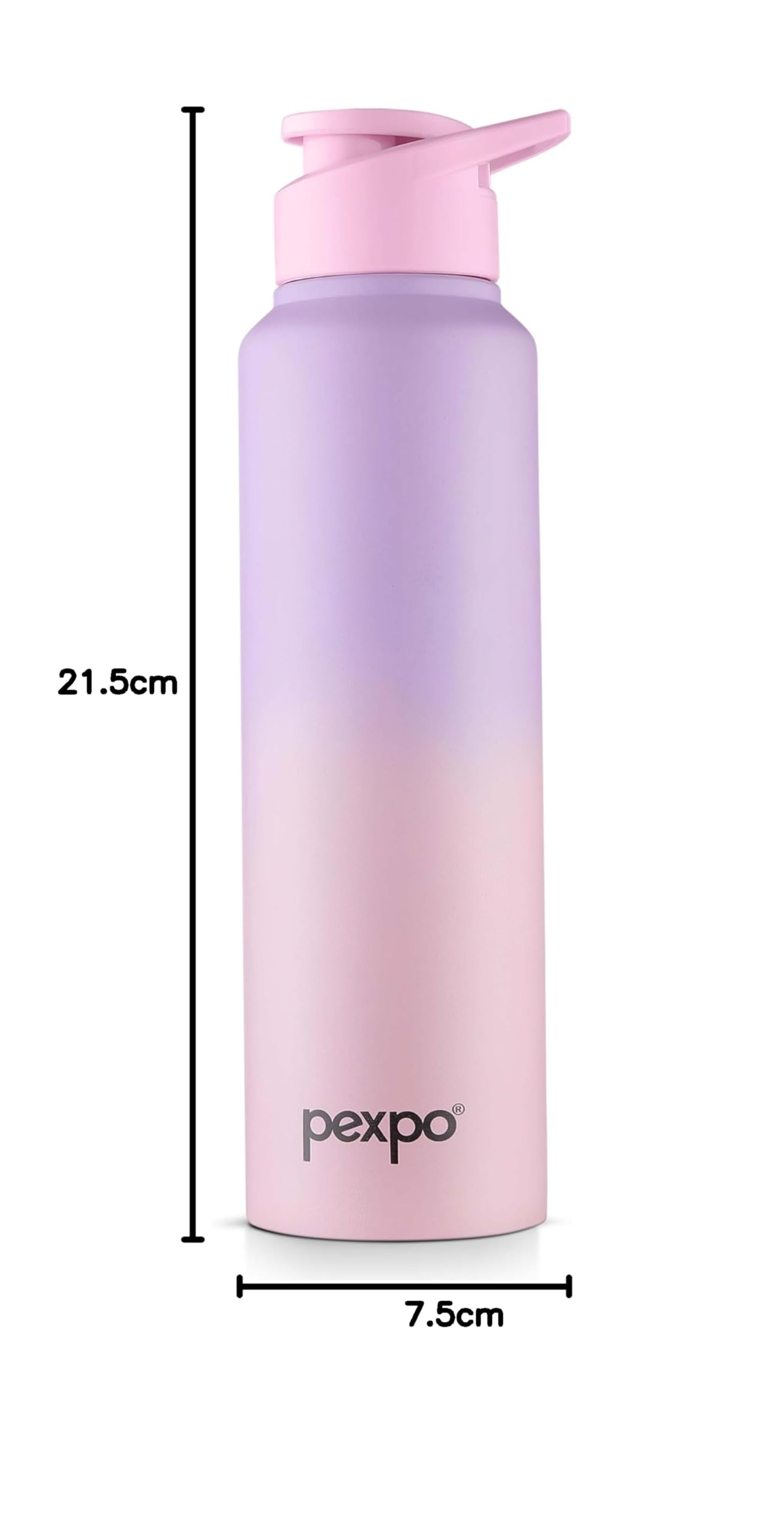 Go24 pexpo Stainless Steel Water Bottle 750ml, Fridge Bottle — Amazon image 9