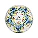 adidas UCL Finale 19 Capitano Soccer Ball Top:White/Bright Cyan/Solar Yellow/Shock Pink Bottom:Coll