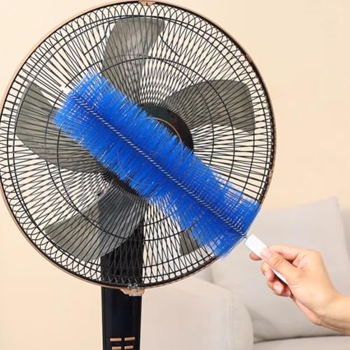 Image of 3Pcs Dust Duster 42.5cm Long Cobweb Duster Bendable Fan Duster Plastic Dust Cleaner Microfiber Head Ceiling Brush for Room Dust Clean