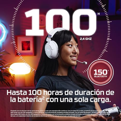 Auriculares HyperX Cloud Flight 2 inalámbricos para solucionar cables molestos en PC 4