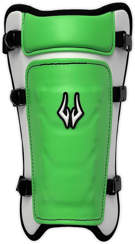 AEGIS Baseball Batter Leg Guard, Shin & Foot Protector for Adults, Neon