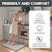 YDKGL Anti Fatigue Kitchen Rugs Mat Non Slip Washable, 0.4