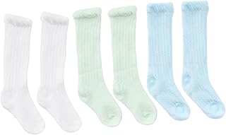 Calcetines Largos para Bebés de Calcetines de Transpirables