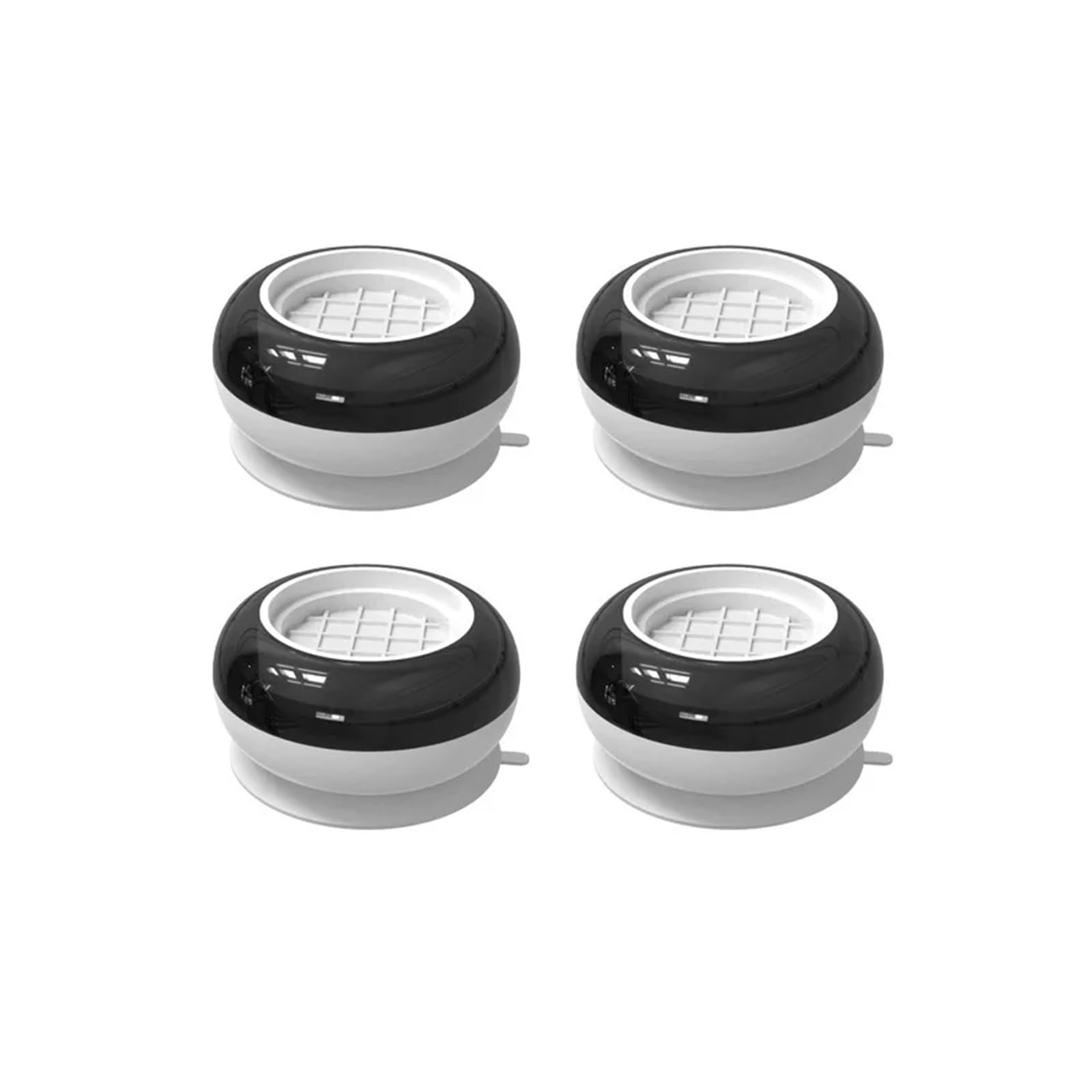 Nevera universal antivibración con almohadilla de goma for pies(White)