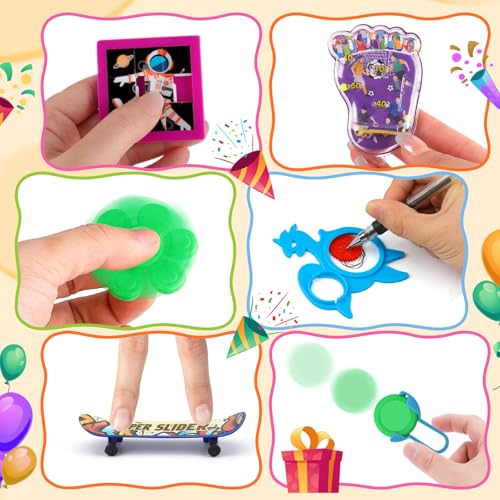 nicknack 116Stück Mitgebsel Kindergeburtstag, Geburtstag Gastgeschenke Mitbringsel, Give Aways Gastgeschenk Kindergeburtstag Wundertüte, Spielzeug kleine Geschenke für Kinder Jungen Mädchen
