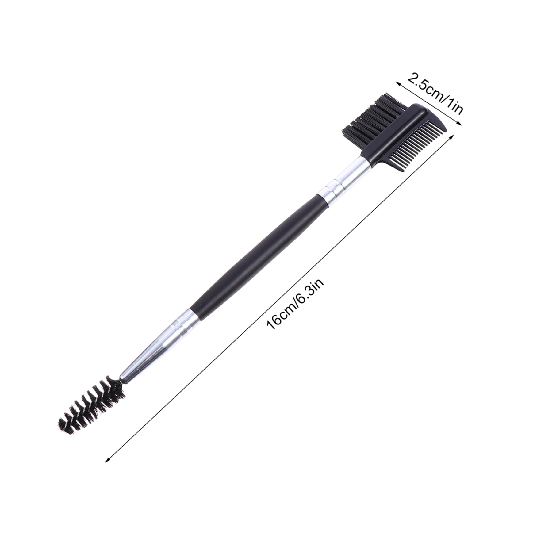 Healeved Professional Eyebrow Combs 6 Piece Set Eyebrow Brush Lash Comb Comfortable to Hold for Brows