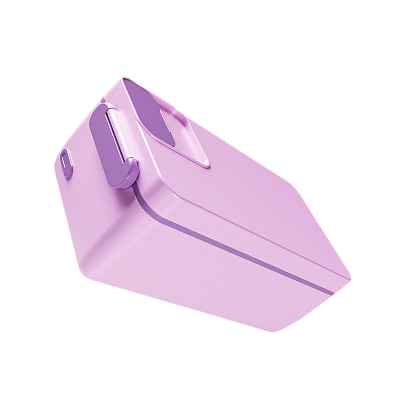 Buxuaaaa Purple Practical Lunch Box 3200Mah Food Box Warming Food Storage 304Stainless Steel Texture For Various Setting Safe Warmer