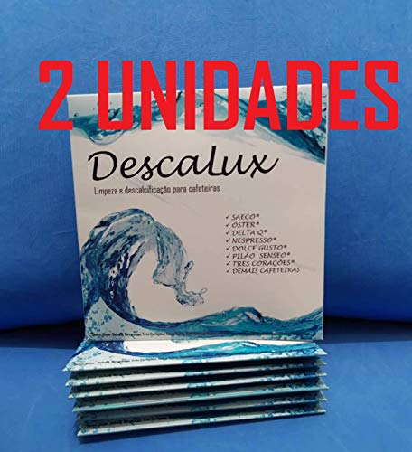 2X Descalcificante Cafeteira Nespresso Tres Corações Oster Saeco Phillips Descalux