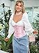 Alivila.Y Fashion Womens Vintage Brocade Underbust Boned Corset Waist Trainer 2686-Pink-2XL