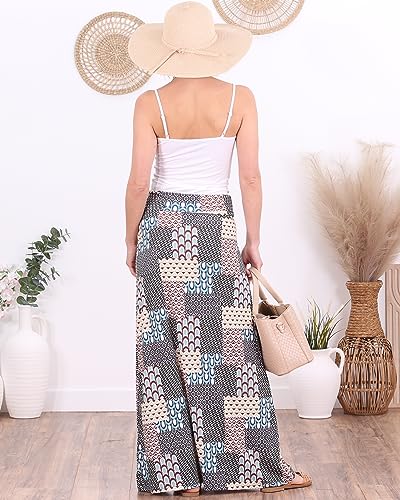 Image of Popana Long Maxi Skirt for Women, Flowy Long Skirts for Women | High Waisted Soft Trendy Rayon, Sundress Convertible Skirt, Long Length Bodycon Maxi Skirt, Petite and Plus Size
