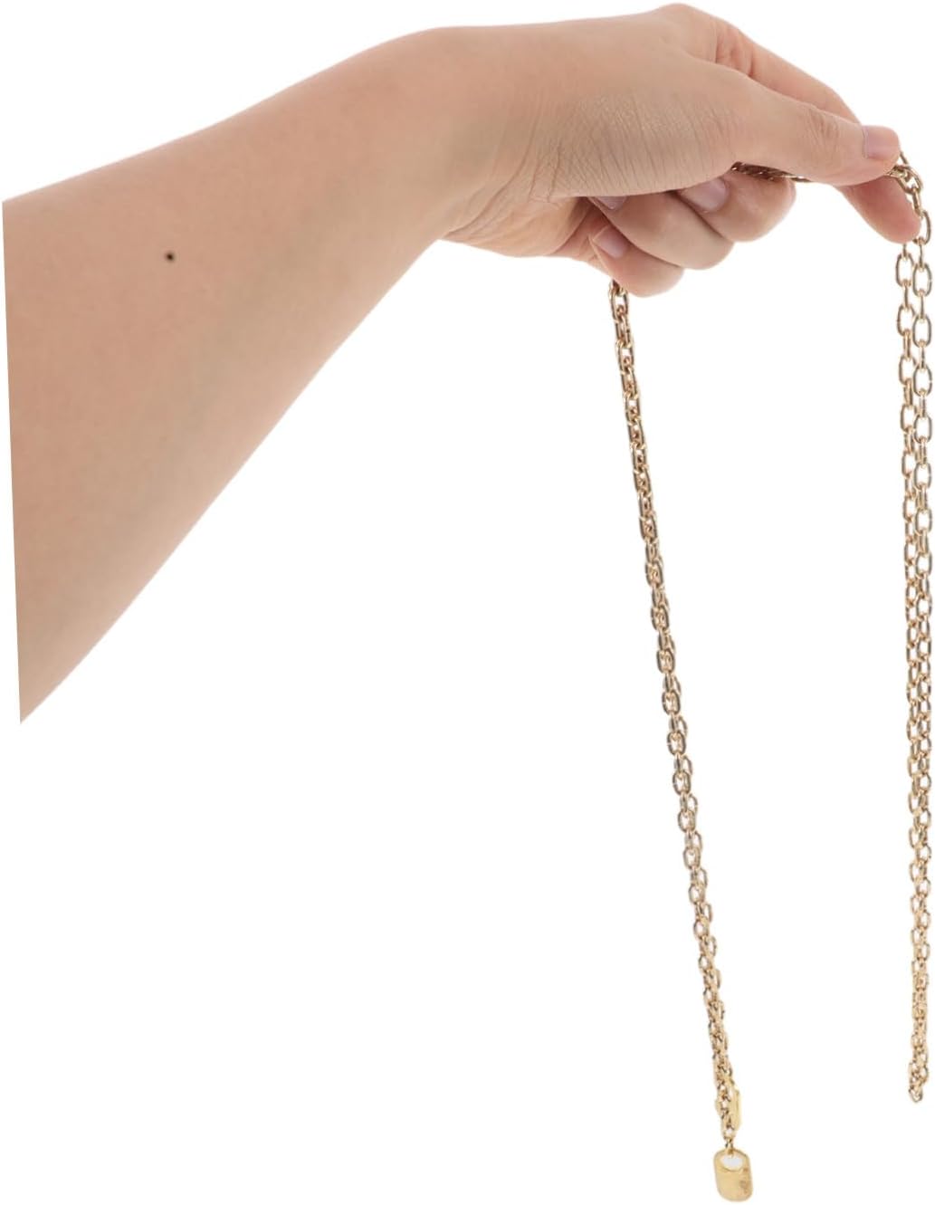 Grandfather Clock Weight Chain Heavy-Duty Golden Mechanical Clock Replacement Part for Vintage Style and Easy Installation