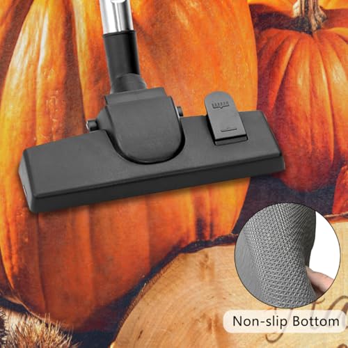 Image of cfpolar Half Round Door Mat Thanksgiving Pumpkin Non-Slip Semi Circle Area Rug Washable Half Moon Hearth Rugs for Indoor Outdoor Bathroom Kitchen Patio Runner Mat Laundry Room Home Decoration