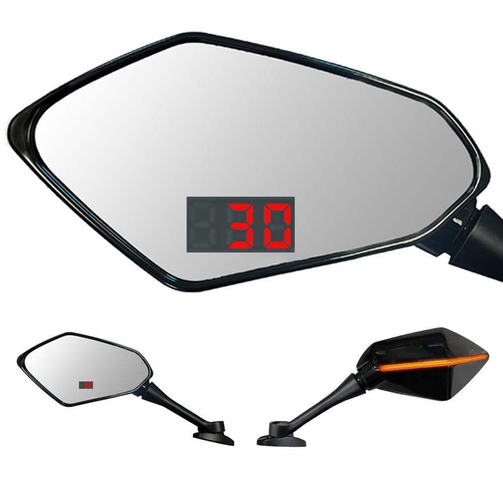 Amazon.com: TMS Universal Headup Integrated Rear View Side