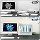 SUPTIDY Rack File Organizer - Büro Desktop Organizer aus Metall - Zeitschriftensammler mit 5 vertikalen Fächern - Magazine File Holder, Weiß