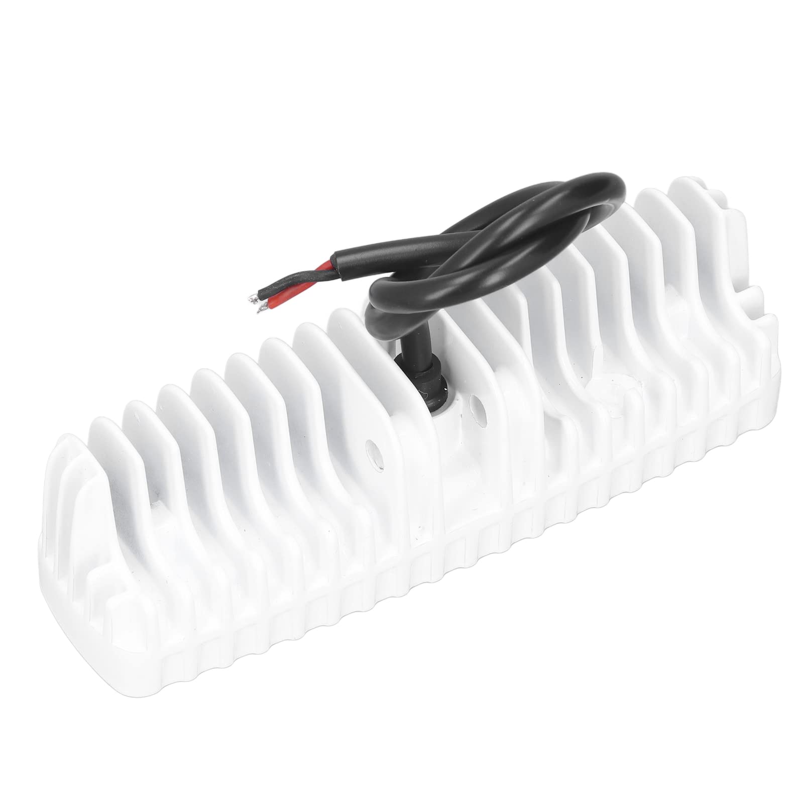 Lampe de pont de bateau, barre lumineuse de bateau de 6,3 pouces LED IP68 étanche 120° projecteur 4000LMS 12/24 V 6000K pour Marine pour RV