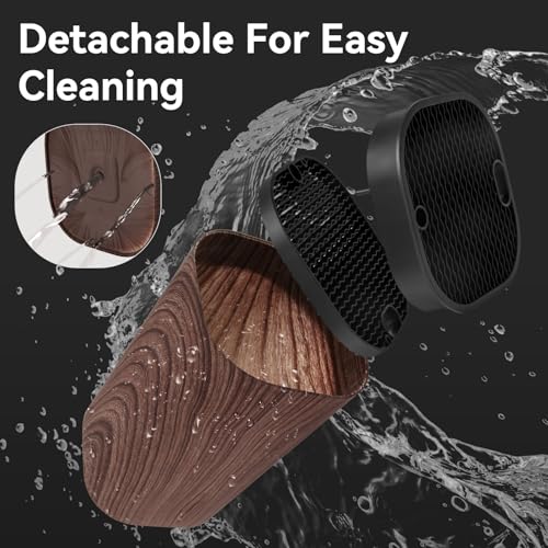 Qoosea Knife Block Without Knives Large Volume with Scissors Slot Sharpening Rod Slot Universal Knife Holder Easy Cleaning Detachable Knife Storage Space Saver for Kitchen Wood Color - Thumbnail 4