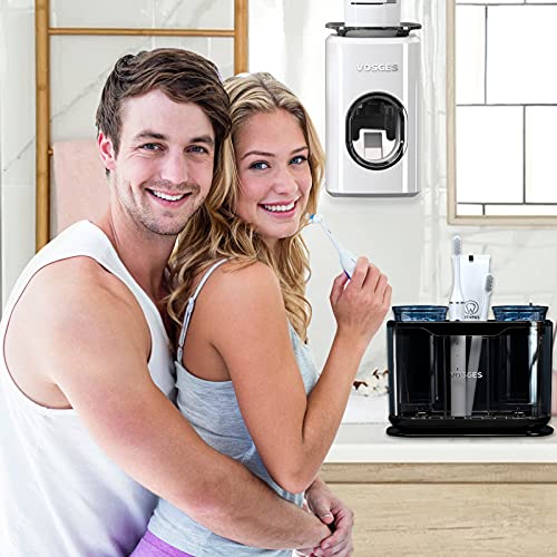 Waycom Toothpaste Dispenser,Luxurious Automatic Toothpaste Squeezer Kit For Kids & Family Shower Wall Mount For Bathroom Accessories #TOP4
