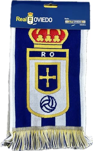Real Oviedo | Bufanda Escudo Azul