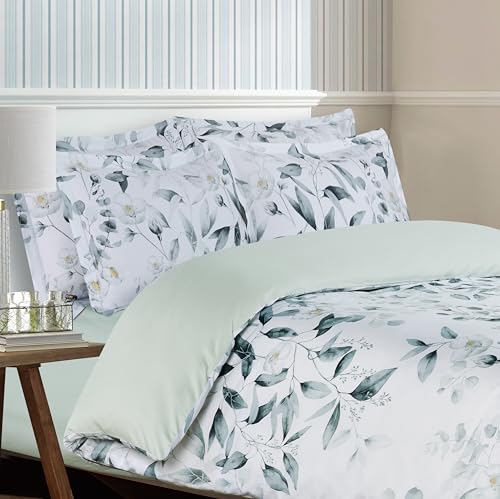 Majestic Giftware Madison Linen 8 Pcs Twin Size Bedding Set (BL505-T) | Cotton Sateen 300 TC Soft & Durable | 2 Fitted Sheets, 2 Duvets, 4 Pillowcases – Ritz Collection