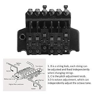 Système de Pont de Trémolo, Dispositif de Stabilisation de Ressort de Guitare à Double Bascule Pour Accessoires de… – Image 3