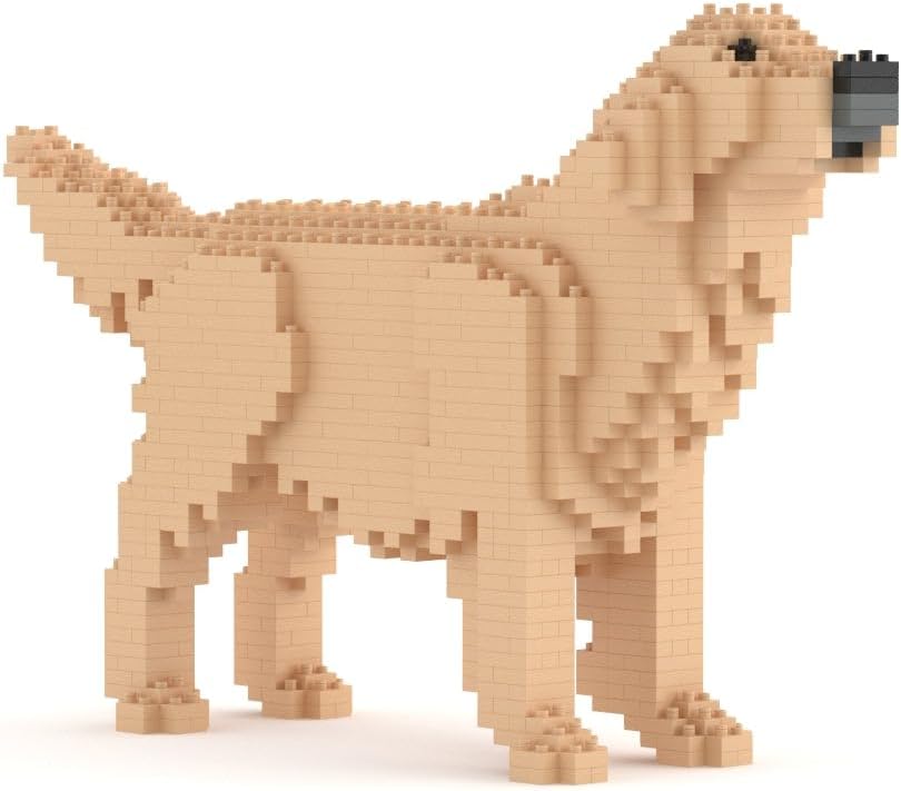 JEKCA Golden Retriever 02S-M03 | Dog Plastic Building Blocks | Age 14+