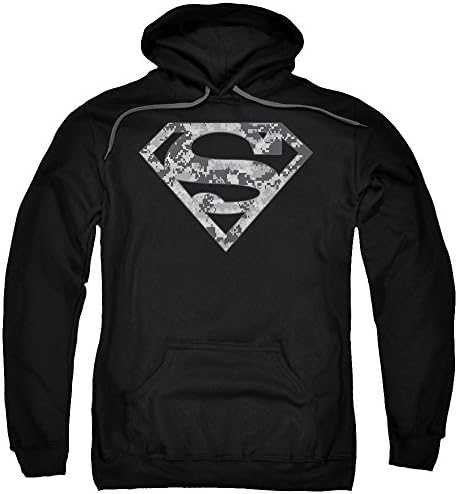 Superman DC Comics Urban Camo Shield Adult Pull-Over Hoodie Apparel