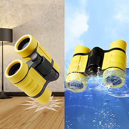 Binoculars-for-KidsKid-Binoculars-Outdoor-Exploration-Kit-Age-3-12Compact-Shockproof-Binoculars-KidsToddler-Binoculars-Nature-Game-Telescope-for-Bird-WatchingHikingCampingTravelLearningyellow