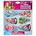 LUV HER Licensed Hair Accessories For Girls, 6pc Cute Hair Clips with Favorite Disney Princess Character Charms, Magical Confetti Hair Clips, Ages 3+