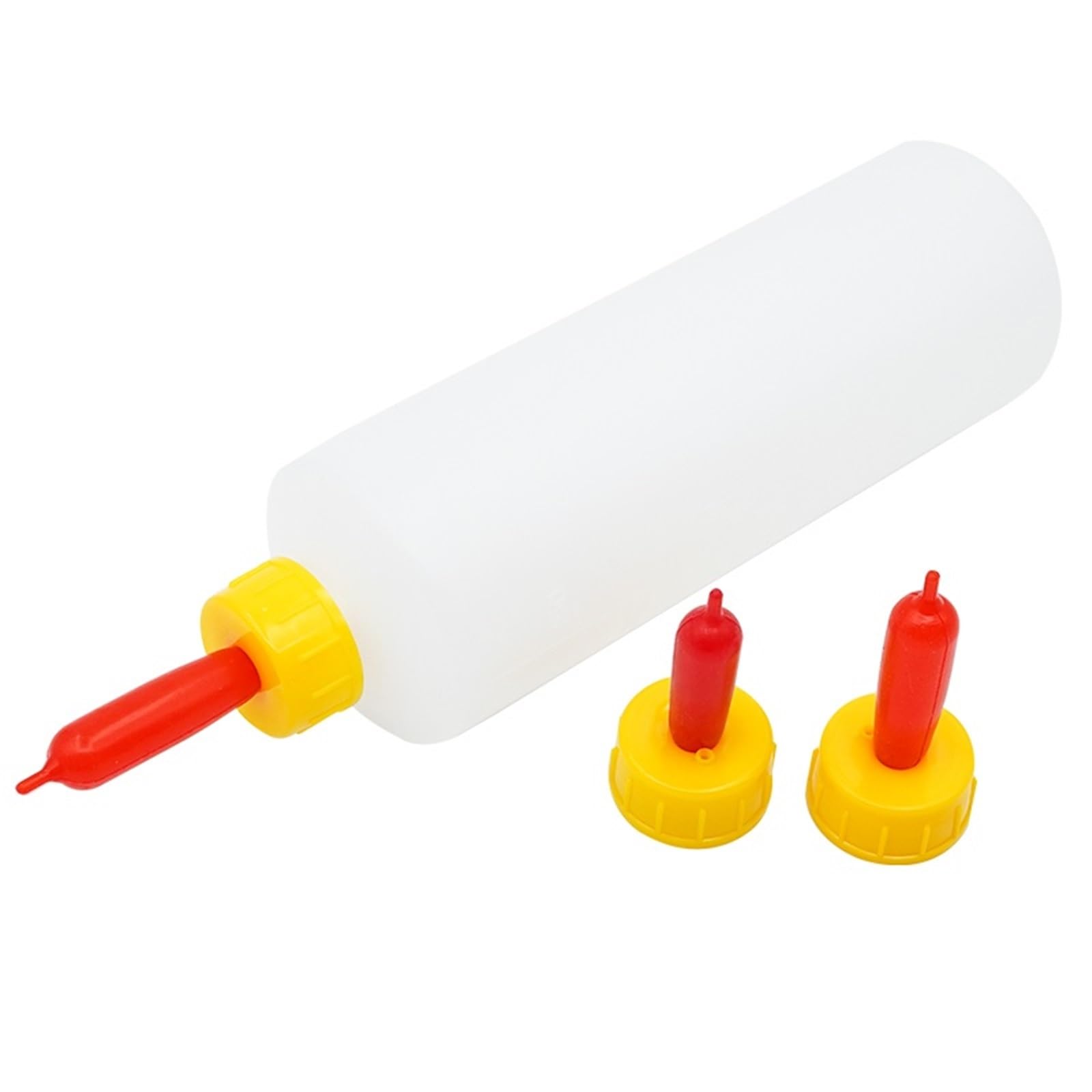 Biberon per agnelli, Biberon for latte da 400 ml con 5 tettarelle for agnello, vitello, maialino, pecora, capra, cucciolo(5 Pcs pacifier)