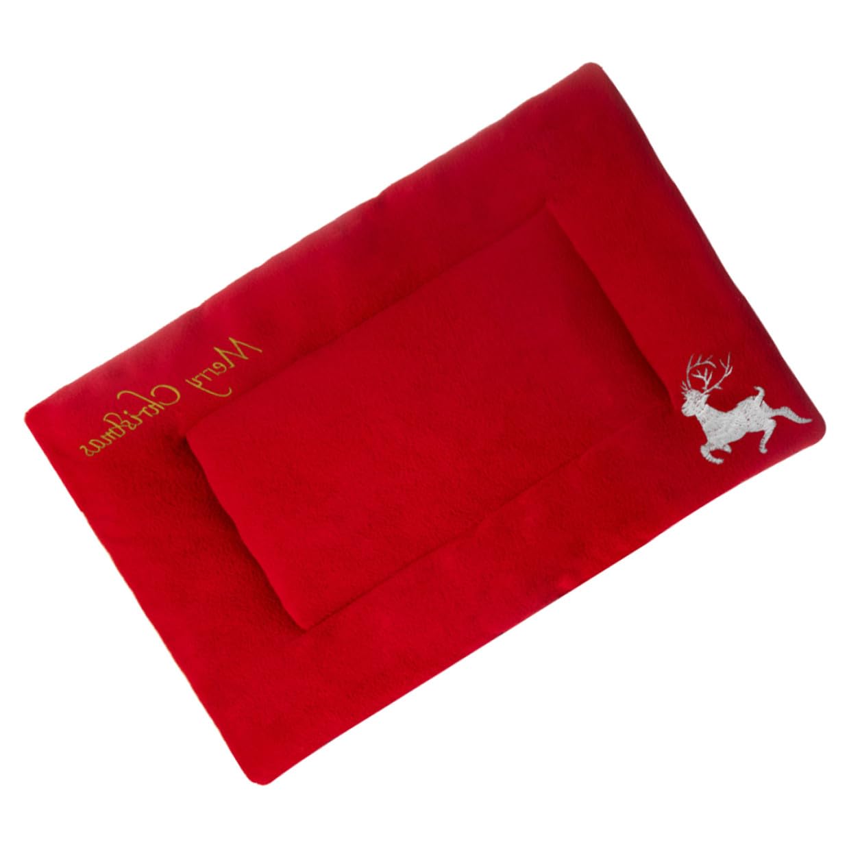 Panier de Noël pour chat tapis de couchage chaud chien peluche