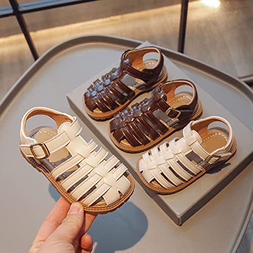 My First Pair Of Sandals Toddler Baby Girls Anti-Slip Rubber Open Toe Flat Shoes Girls Summer Outdoor Shoes4