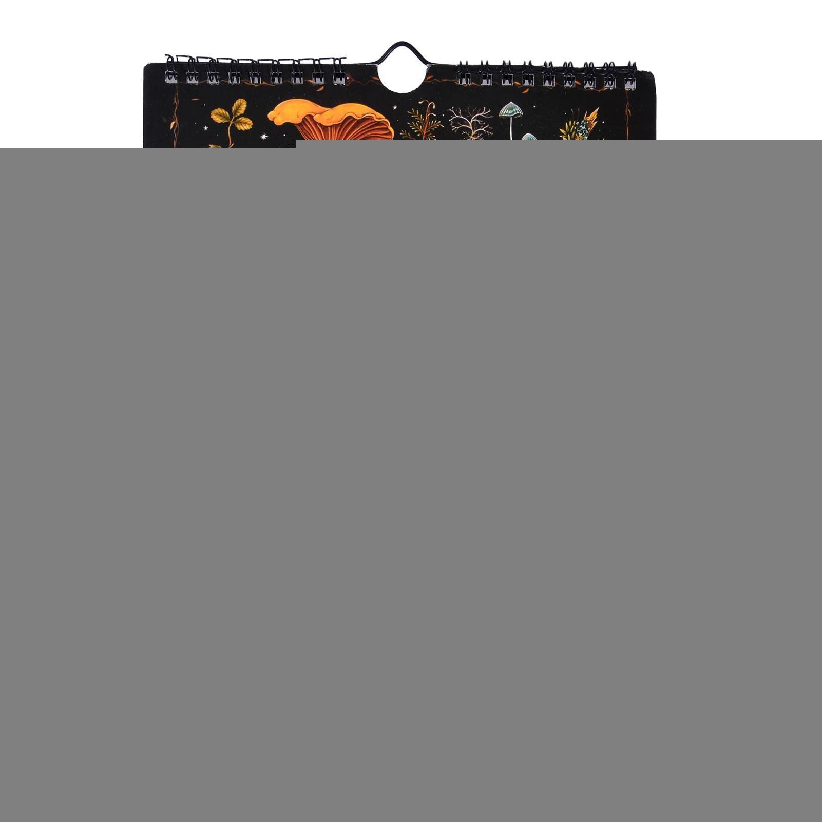 Gruwkue Dark Lunar Calendar 2023,Wall Calendar Animals Art Monthly Moon Calendar Wheel With 12 Original Illustrations Wall Hanging Calendars,Wall Planner Calendar